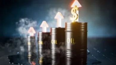 Oil tanker sailing near the Strait of Hormuz amid global market uncertainty