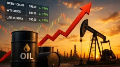Brent and WTI crude oil prices fall in global markets
