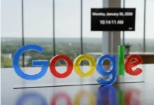 Google Earth logo displayed alongside an AI-generated globe illustration after Google temporarily removed its new AI feature.