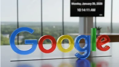 Google Earth logo displayed alongside an AI-generated globe illustration after Google temporarily removed its new AI feature.