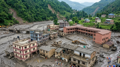 Heavy monsoon rainfall, landslides and glacier-related hazards can increase the risk of devastating floods in Nepal.