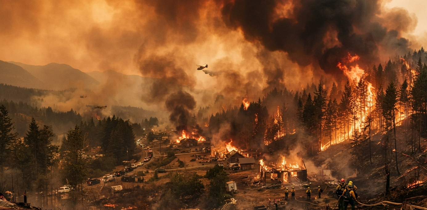 British Columbia Wildfires Destroy Hundreds of Homes