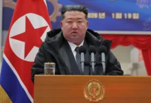 North Korean leader Kim Jong Un speaks as North Korea accuses NATO of expanding military preparations through a European fuel network plan.
