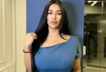 Pakistani actress and TV host Mathira speaks during a podcast where she discusses her age, cosmetic procedures, and confidence.
