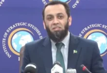 Pakistan's Information Minister Attaullah Tarar speaking about the Indus Waters Treaty and Pakistan's water rights