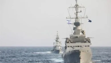 Pakistani and Indian naval vessels involved in a disputed maritime incident during SEASPARK-26
