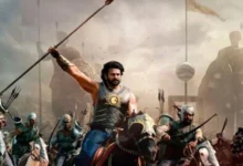 Prabhas in a Baahubali battle scene shared by the Iranian Consulate as part of a diplomatic message on social media