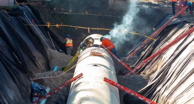 Bearspaw South Feeder Main replacement project in Calgary reaches 80 per cent completion