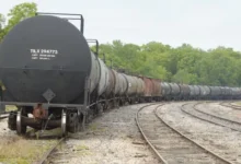 Historic Michigan Central Railway Locomotive Shops in St. Thomas, Ontario, Canada