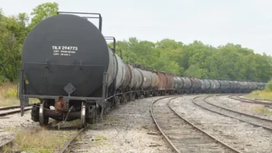 Historic Michigan Central Railway Locomotive Shops in St. Thomas, Ontario, Canada