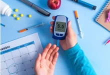 Diabetes awareness image showing warning signs of high blood sugar