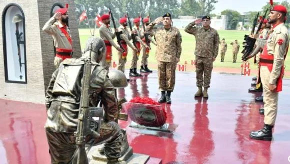 Field Marshal Asim Munir during his visit to Peshawar Corps Headquarters