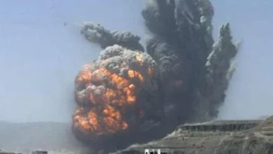 Houthi fighters amid rising tensions in Yemen and the Red Sea