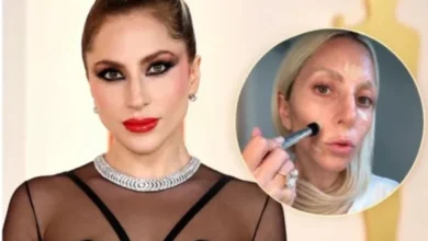 Lady Gaga reveals her one-minute makeup routine using concealer contour and lip liner