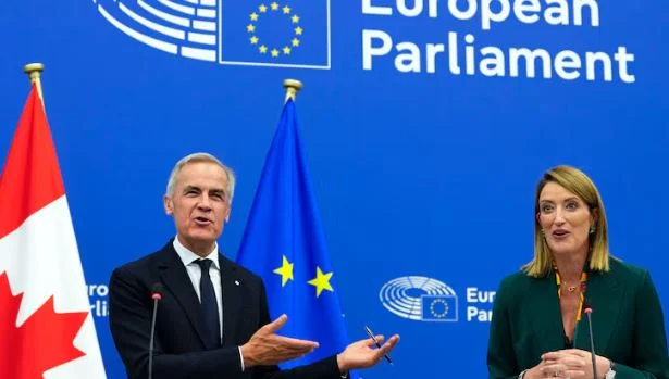 Mark Carney speaks about stronger Canada-European Union ties and Erasmus+ participation