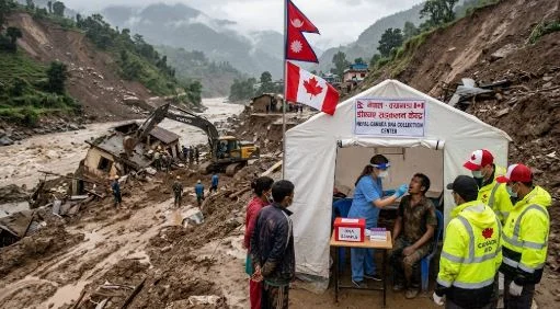 Canada has begun collecting DNA samples from families of citizens missing after severe floods and landslides in Nepal.