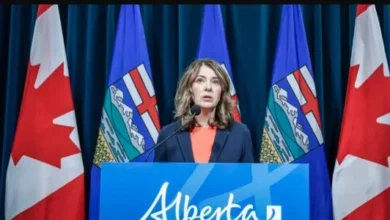 Alberta Premier Danielle Smith amid controversy over the 2026 Alberta referendum