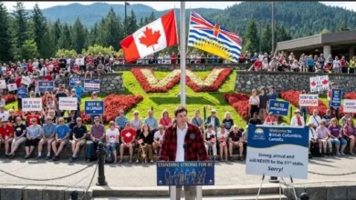 British Columbia Premier David Eby unveils new border signs rejecting the idea of Canada becoming the 51st state