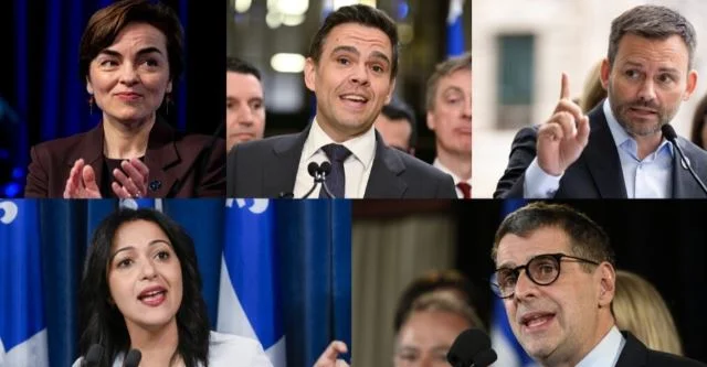 Quebec election 2026 campaign as five party leaders debate referendum and key issues