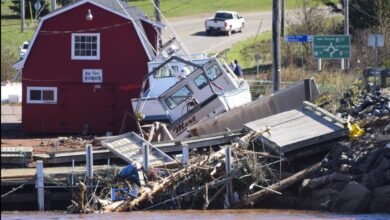 Severe flooding and heavy rain cause damage across Cape Breton Nova Scotia