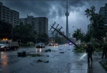 Severe storm in Toronto causes power outages and road closures