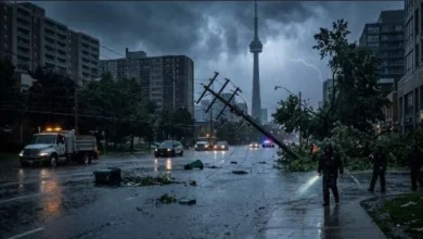 Severe storm in Toronto causes power outages and road closures
