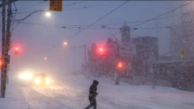 Weather conditions in Canada amid concerns over a strong El Niño