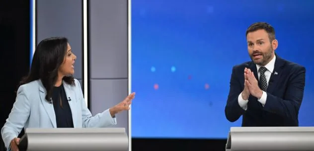 Québec Solidaire spokesperson Ruba Ghazal during the final Quebec election debate in September 2026
