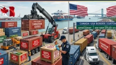 US imposes 50 percent tariffs on 110 Canadian products amid Canada-US trade tensions