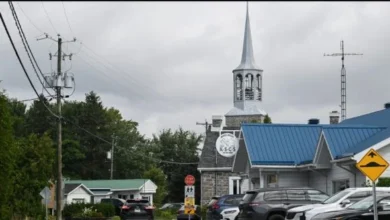 A street in Kahnawake as the Mohawk community maintains its traditional political and governance system.