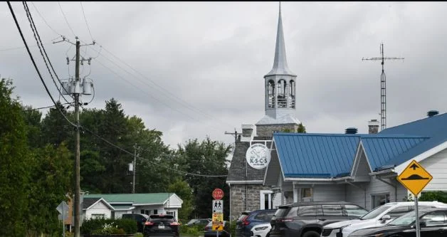 A street in Kahnawake as the Mohawk community maintains its traditional political and governance system.