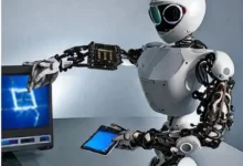 Artificial intelligence technology representing Canada's additional C$500 million investment in AI innovation and business development.