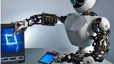 Artificial intelligence technology representing Canada's additional C$500 million investment in AI innovation and business development.