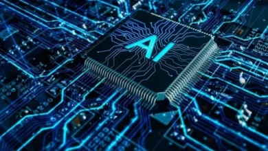 Artificial intelligence technology representing Tenstorrent’s expansion in AI chips and computing systems following its $1.5 billion funding round.