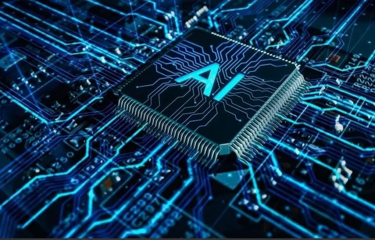 Artificial intelligence technology representing Tenstorrent’s expansion in AI chips and computing systems following its $1.5 billion funding round.