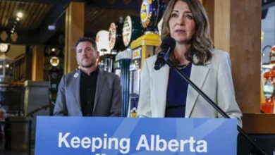 Alberta Premier Danielle Smith as the province extends the $100 fuel rebate application deadline and announces a temporary fuel tax suspension.