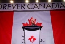 Alberta separation referendum 2026 and Canadian Prime Minister Mark Carney amid debates over Canada’s national unity.