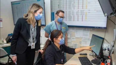 Artificial intelligence technology representing the growing use of AI in Canada's healthcare system.