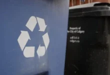 Calgary residents can recycle more items through the expanded blue cart recycling program, including foam packaging, aerosol cans and flexible plastics.