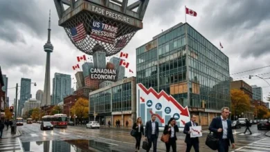 Canada’s economy faces U.S. trade pressure as the services sector continues to contract