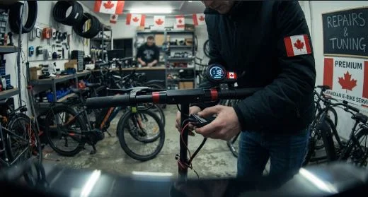 Electric bikes and electric scooters in Canada amid growing concerns about child safety and riding regulations.