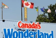 Canada’s Wonderland amusement park in Ontario, where the Behemoth and Leviathan roller coasters were temporarily closed