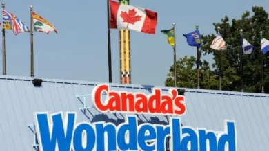 Canada’s Wonderland amusement park in Ontario, where the Behemoth and Leviathan roller coasters were temporarily closed