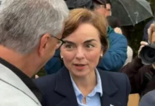 Christine Fréchette during the Quebec election campaign