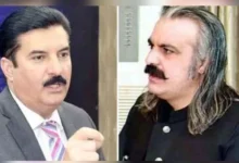 Faisal Karim Kundi criticizes Ali Amin Gandapur over his return from York Toll Plaza