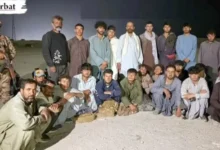 Security forces conduct operations against undocumented Afghan nationals in southern Balochistan.