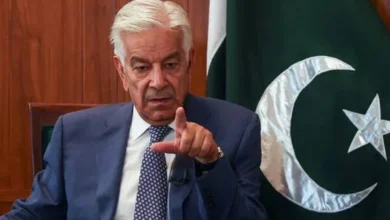 Khawaja Asif speaks about security concerns over PTI long march