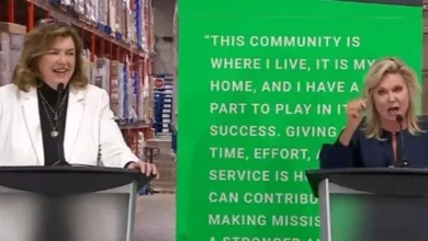 Mississauga mayoral candidates Carolyn Parrish and Bonnie Crombie face sharp exchanges during a 90-minute election debate.