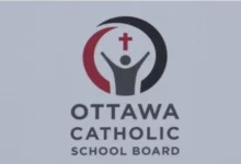 Ottawa Catholic School Board building amid an ongoing police investigation involving a teacher accused of sexual offences.