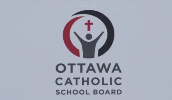 Ottawa Catholic School Board building amid an ongoing police investigation involving a teacher accused of sexual offences.